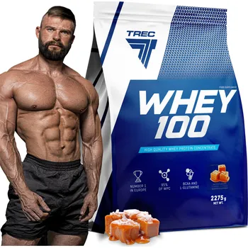 Protein Protein Trec Nutrition Whey 100 prášek 2275 g příchuť slaný karamel