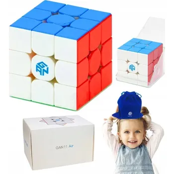 Hlavolam HRAČKY PRO DĚTI DÁREK Rubikova kostka 3X3X3 LOGICKÁ HRA SKLÁDAČKA GAN