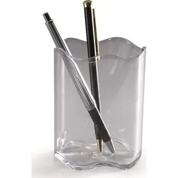 Kancelářské potřeby Vybavení KANCELÁŘE Stojan na tužky PRŮHLEDNÝ Lux