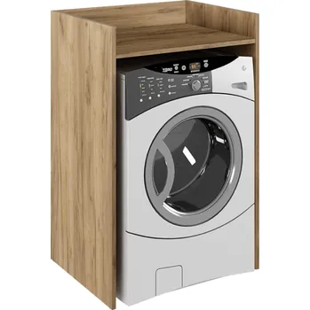 Šatní skříň Tempo Kondela Skříňka na pračku, dub artisan, VOJTO