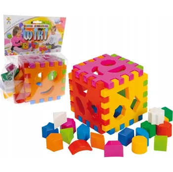 EDUKAČNÍ KOSTKA WIKI Třídič Tvarů Pro Děti od 3 LET