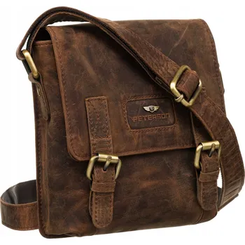 Kabelka Peterson kabelka přes rameno hnědá