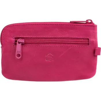 HJP Dámská velká kožená klíčenka 1039-B růžová