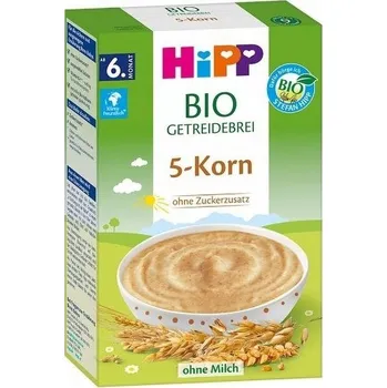 Dětská výživa HIPP BIO Kaše 5 obilovin 200g od 6 měsíců BEZ MLÉKA