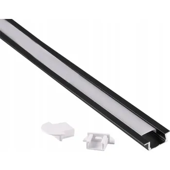 LED osvětlení Hliníkový profil zapuštěný, sada pro LED pásek, 2 metry