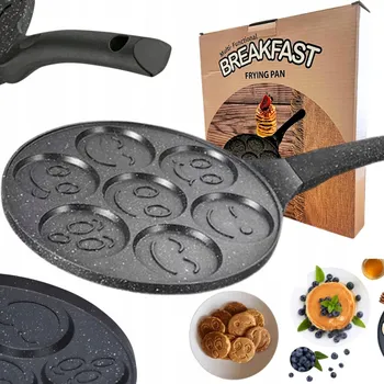 Pánev Pánev na palačinky a placky s vtipnými smajlíky 26 cm