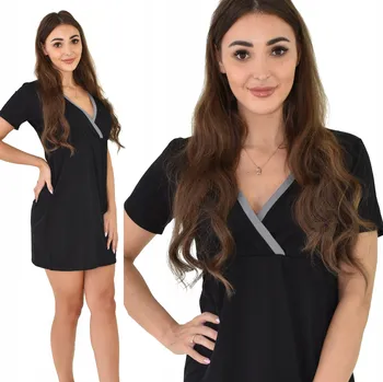 Dámské noční prádlo Noční pro těhotné na kojení matky s plisé XS