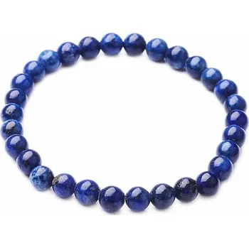 Náramek Lapis lazuli náramek korálkový obvod 16 až 22 cm