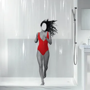 Prostěradlo Závěs vinylový Spirella 180 x 200 cm