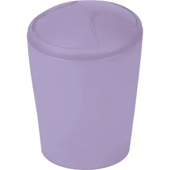Odpadkový koš Spirella výklopný odpadkový koš MOVE, fialový plast, 5 L