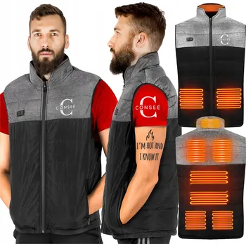 Pánská vesta Pánská vesta YD-M08 černá, velikost L