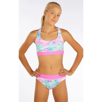 Dívčí plavky Litex Dívčí plavkové kalhotky středně vysoké 6F378 6F378 158