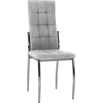 Jídelní židle Tempo Kondela Židle, šedá látka/kov, ADORA 2 NEW