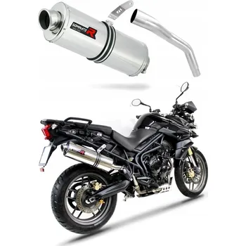 Výfuk pro motocykl TIGER 800 XC XR 2015 - 2017 výfuk tlumič OV DOMINATOR