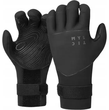 Rukavice Rukavice Mystic Supreme Glove 4mm Předzahnuté Černé S
