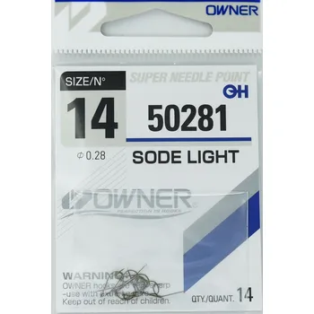 Rybářský háček Háčky na vodu, plovoucí háčky, s protihrotem Owner 50281 14 ks