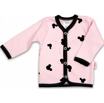 Podprsenka KAFTANÍK košilka ROZEPÍNACÍ Myška RŮŽOVÁ 80 KLEKLE