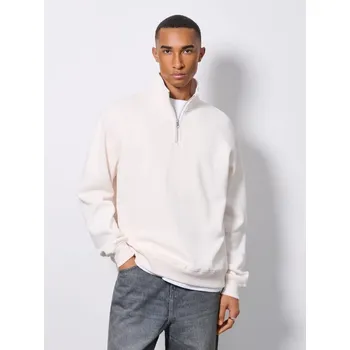 Pánská móda Mikina se stojáčkem - XXL - House - krémový - 503FX-01X