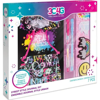 Blok MAKE IT REAL Blok s kapucí Graffity deník se samolepkami a 2 pery | 890021