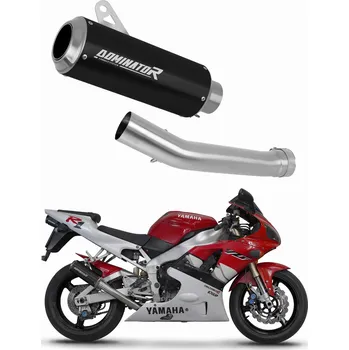Výfuk pro motocykl YZF R1 1000 RN04 2000 - 2001 výfuk tlumič GP BLACK DOMINATOR