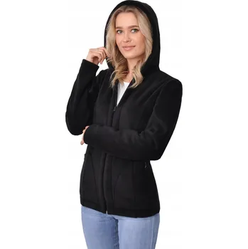 Podprsenka Dámská s kapucí mikina Windrose , ČERNÁ, velikost XL