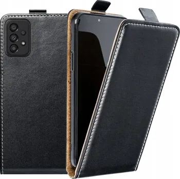 Pouzdro na mobilní telefon Flipové pouzdro GSMstyle pro Samsung Galaxy A33 5G s kapsou, Vertikální černé