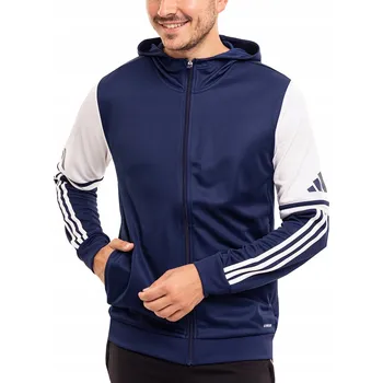 Pánská mikina Pánská mikina tmavě modrá mikina s kapucí adidas Squadra 25 JD2989 VEL. L
