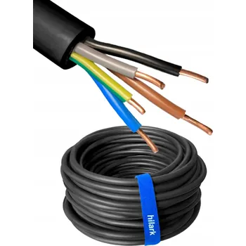 elektrický kabel Kabel Hilark zemní 5pramenný 6 mm2, 50 m