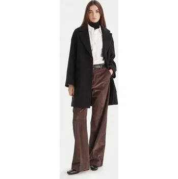 Dámský kabát MAX&Co. Vlněný kabát 2526016023200 Černá Regular Fit 42