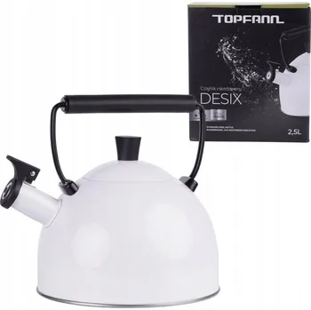 Varná konvice Tradiční ocelová Konvice Topfann 2,5 l černá