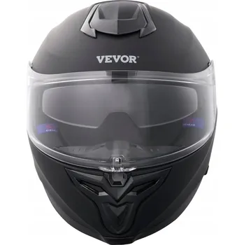 Moto bunda Kask Motocyklowy 55-56CM Z Soczewki Przeciwsłoneczne Usuwalny Kask Czarny S