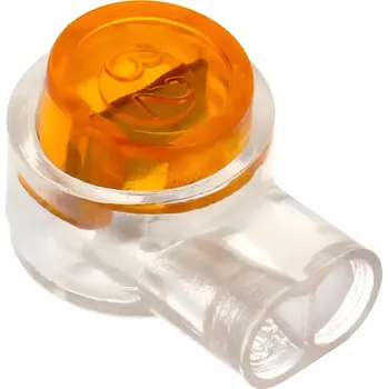 Elektrický konektor Rychlospojka ELECTRONICA 4U 0,4-0,7 mm2 / 2 vodiče, 100 ks