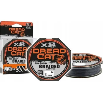 Konger Šňůra ŠŇŮRA BRAID X8 ČERNÁ 0,3 mm x 300 m