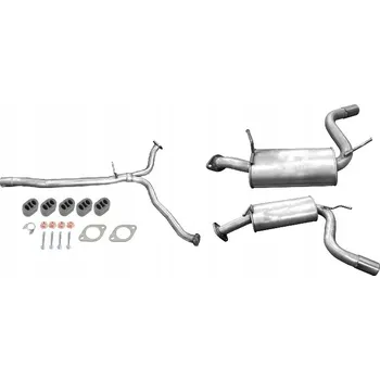 Tlumič výfuku CHEVROLET CAPTIVA 2.0 D VCDi 2006-2011 TLUMIČ KOMPLETNÍ VÝFUKOVÝ SYSTÉM