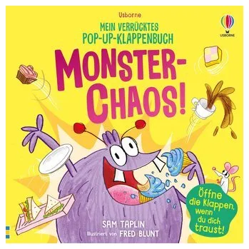 První čtění Mein verrücktes Pop-up-Klappenbuch: Monster-Chaos! - Taplin, Sam