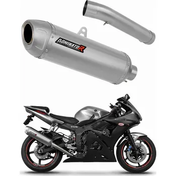 Výfuk pro motocykl YZF R6 2003 - 2005 výfuk tlumič S6 DOMINATOR