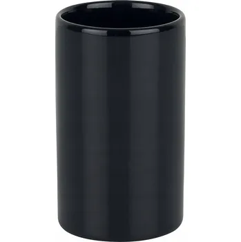 Spirella kelímek na kartáčky TUBE, černý, keramika