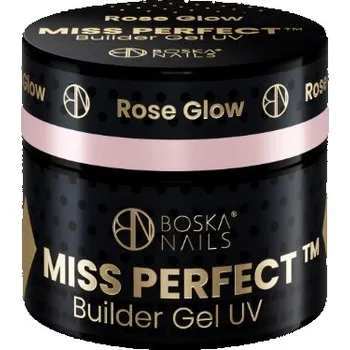 Lak na nehty Stavební gel UV na nehty Miss Perfect Rose Glow Boska Nails 5 ml