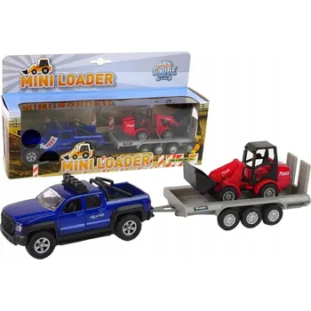 autíčko Hračka Autíčko VOZIDLO pro kluka od 4 let Auto S PŘÍVĚSEM Světlo/Zvuk 30CM Mega