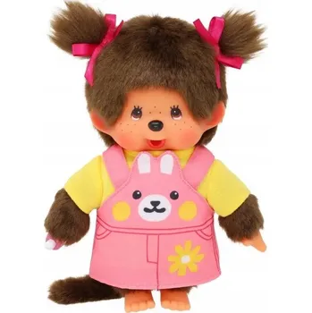 Obraz Monchhichi 203888 Opička holčička v šatech se zajíčkem 20 cm