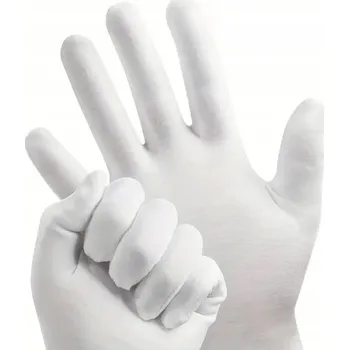 Péče o ruce BAVLNĚNÉ RUKAVICE NA KOSMETICKÉ PROCEDURY, PARAFÍN, KE KRÉMU 1 PÁR