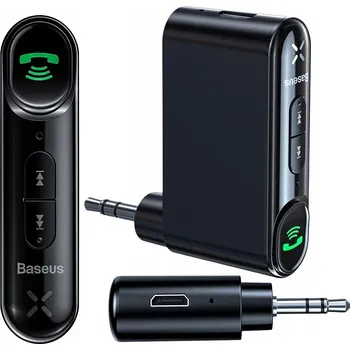 Bluetooth adaptér Audio transmitter Baseus Qiyin Bluetooth 5.0 s mikrofonem a AUX