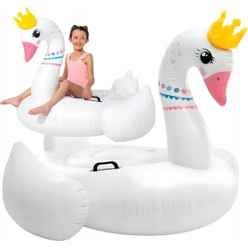 Matrace LEHÁTKO VELKÉ NAFUKOVACÍ KŘESLO S RUKOJETÍ NAFUKOVAČKA PRO PLAVÁNÍ LABUŤ