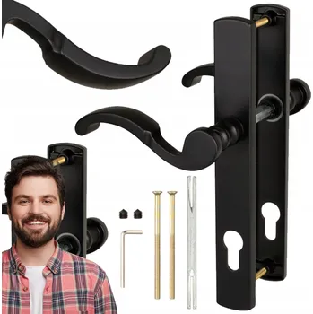 Dveřní kování Klika pro branky a vrata Gamar Dlouhá, Rozeta pro vložku