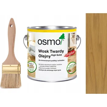 Olej na dřevo TVRDÝ VOSK olejový OSMO 3065 BEZBARVÝ POLOMATNÝ 25 l