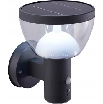 Venkovní osvětlení Solární nástěnné svítidlo zahradní černé LARIX SOLAR LED GXSO010 GREENLUX