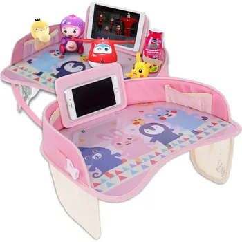 Organizér do auta Camerazar Autostolek pro děti na kreslení, růžový organizér