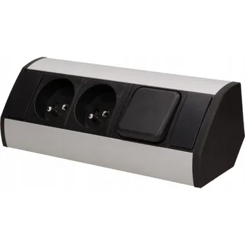 Elektrická zásuvka Orno OR-GM-9002/B-G černá