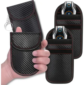 Camerazar Pouzdro ANTI-THEFT 2 ks na kroužek na klíče od auta