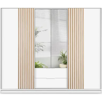 Šatní skříň Stolar Šatní skříň MAJORKA 250 Zvolte dekor: Bílá